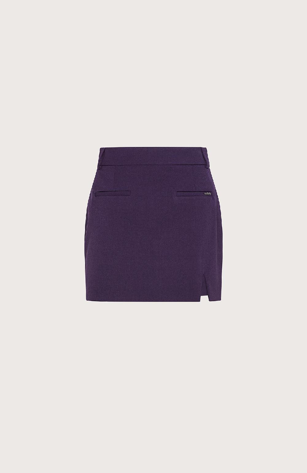 Seventy Mini gonna in lana stretch - Col. Viola Offerta Pasqua