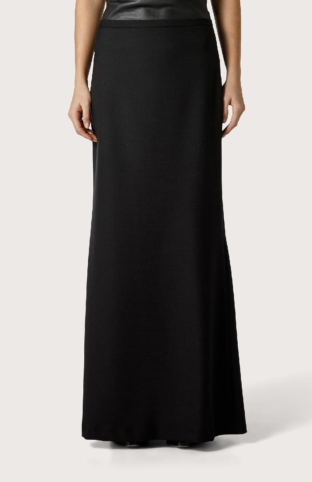 Seventy Gonna lunga in lana stretch - Col. Nero Offerta Giorno del Papà