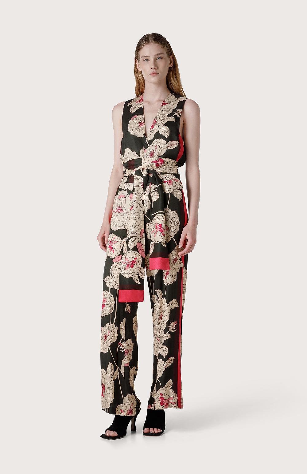Seventy Tuta jumpsuit con fusciacca - Col. Nero Offerta migliore