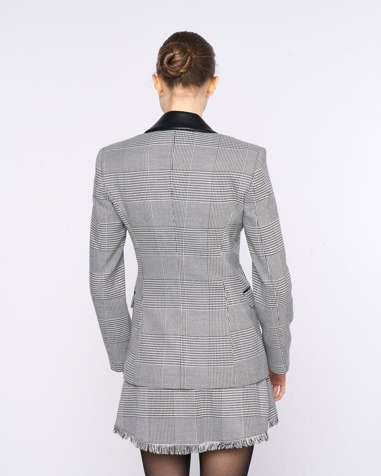 Silvian Heach Blazer avvitato a quadri Offerte