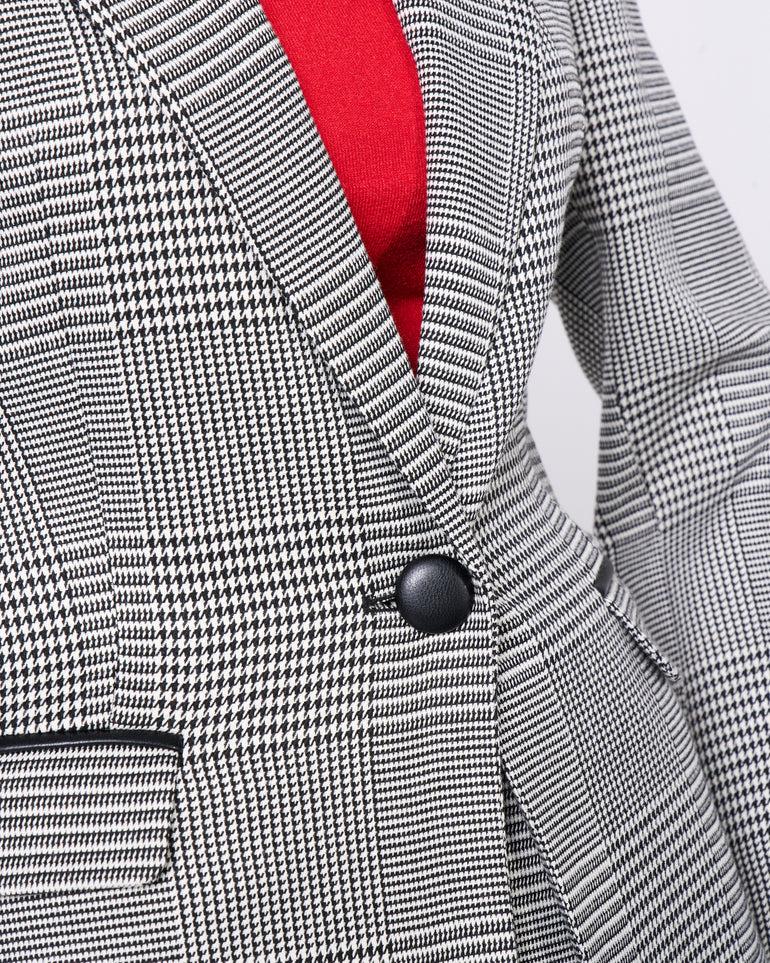 Silvian Heach Blazer avvitato a quadri Offerte