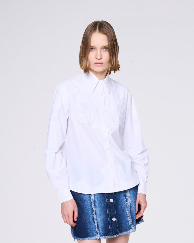 Silvian Heach Camicia con ricami Presa