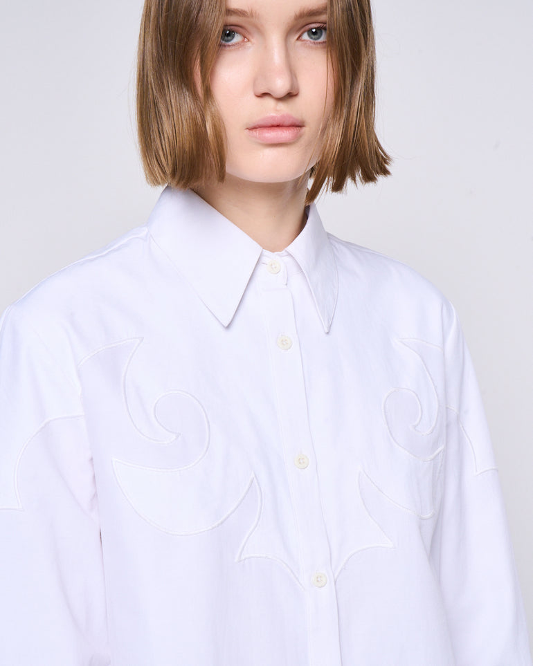 Silvian Heach Camicia con ricami Presa