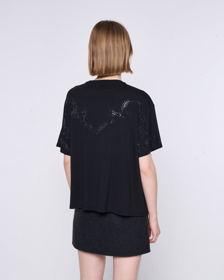 Silvian Heach T-shirt con strass Qualità
