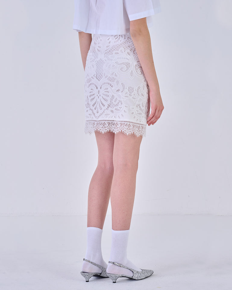 Silvian Heach Gonna ricamata Promozione Limitata