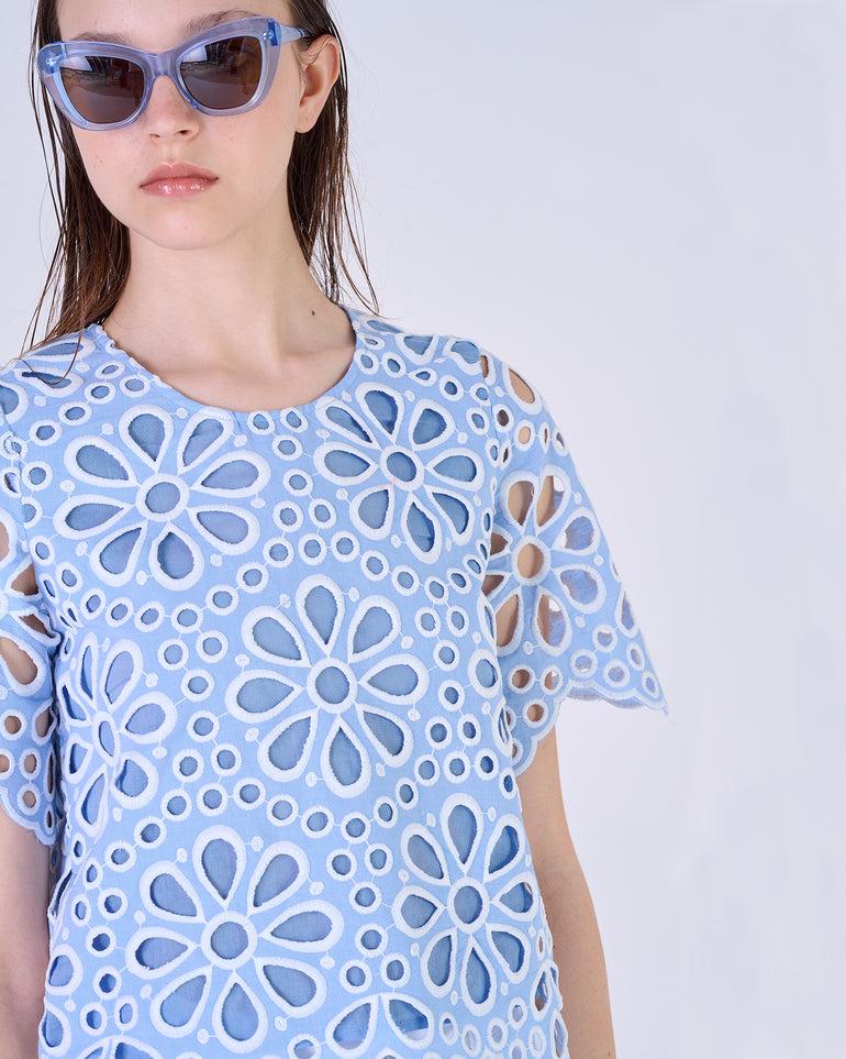 Silvian Heach Blusa traforata a fiori Fino Al -60%