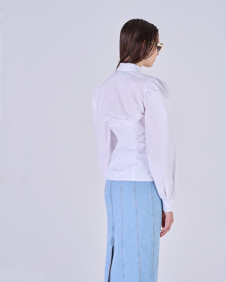 Silvian Heach Camicia con maniche a palloncino Presa