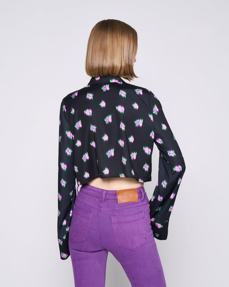 Silvian Heach Camicia crop a fantasia 2025