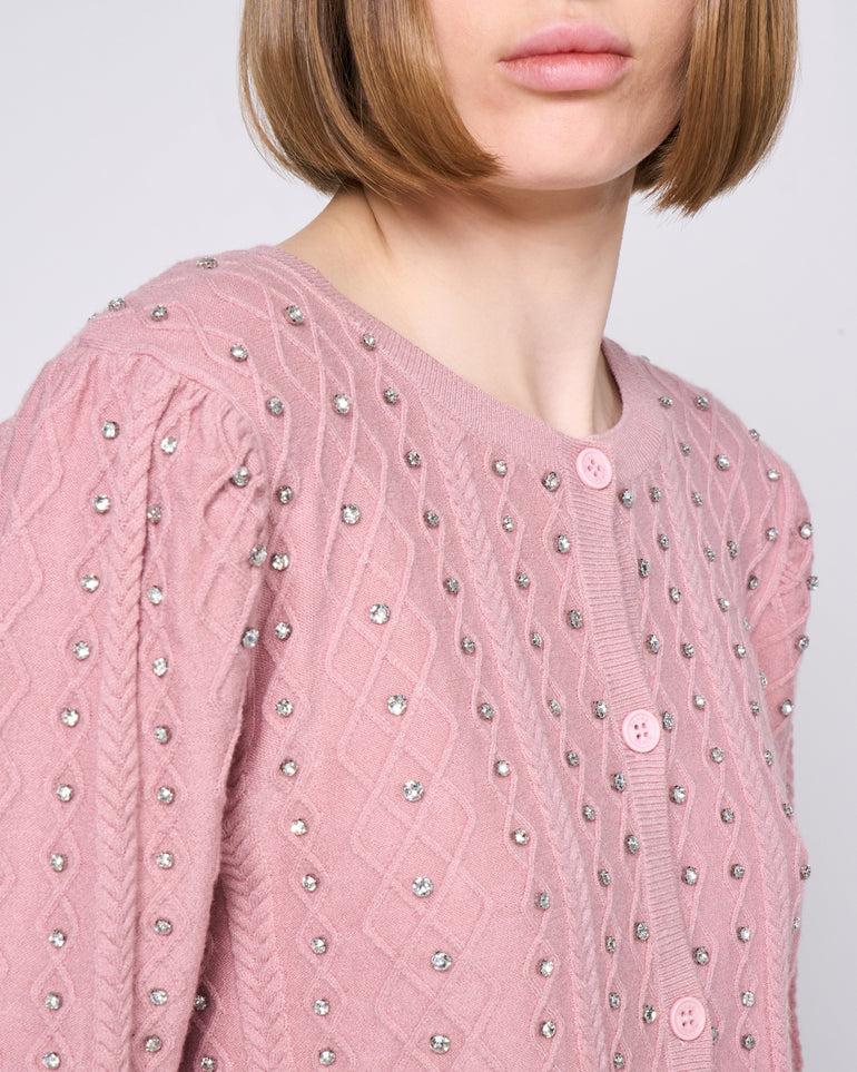 Silvian Heach Cardigan con strass Nuova