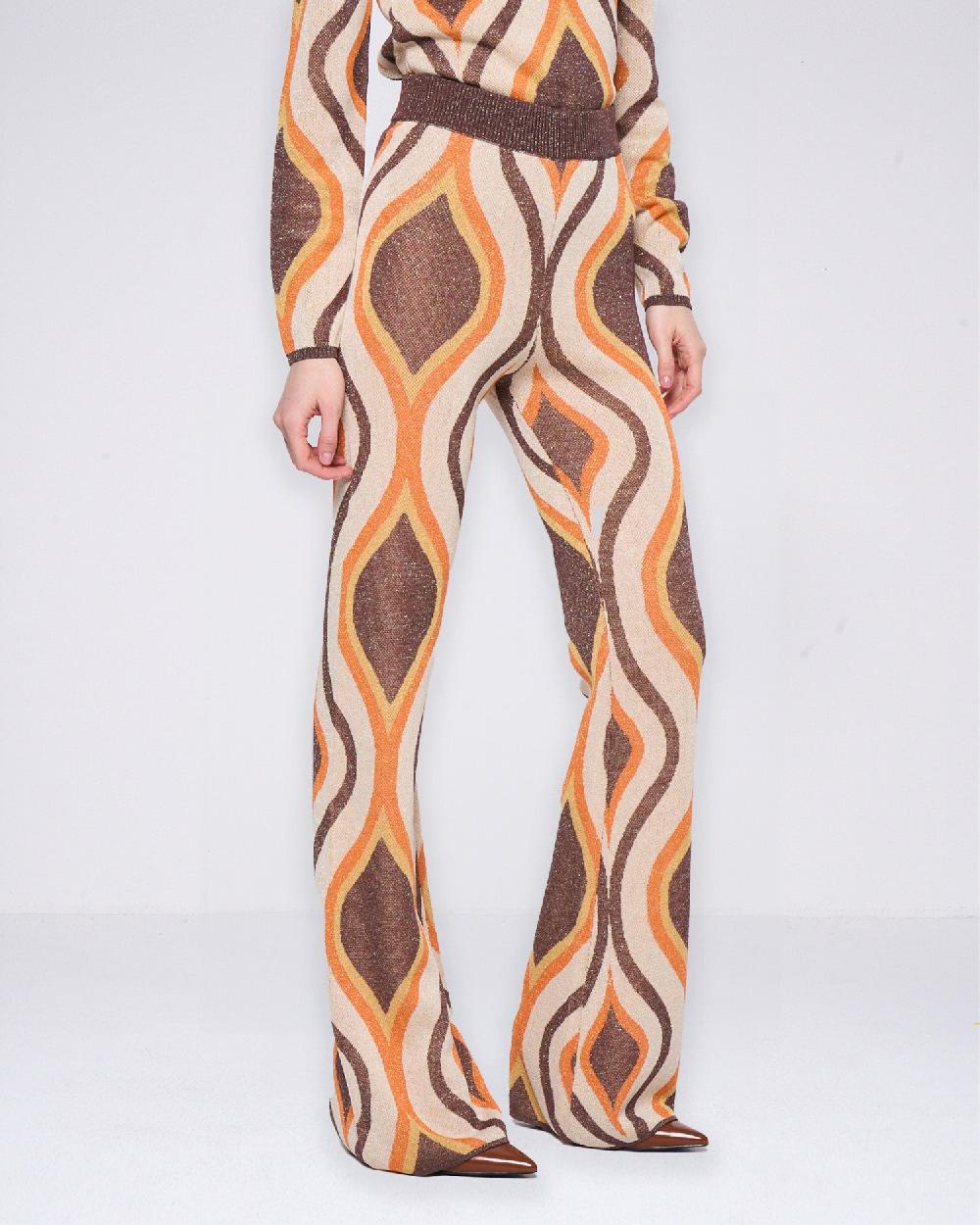 Silvian Heach Pantaloni a fantasia in lurex Offerta
