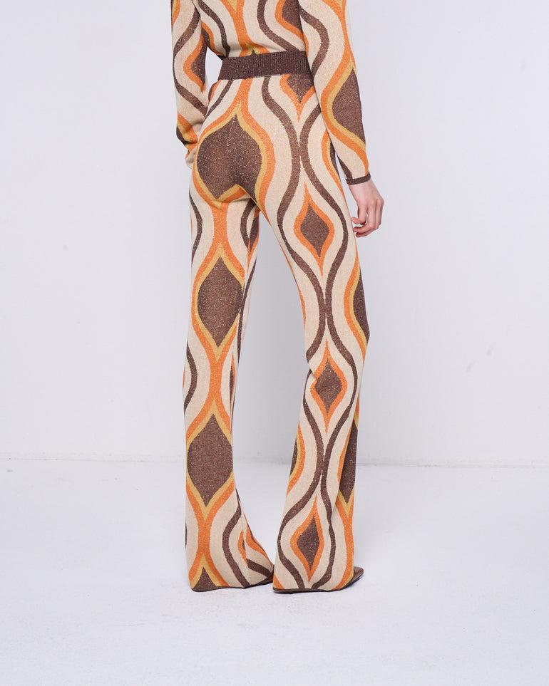 Silvian Heach Pantaloni a fantasia in lurex Offerta