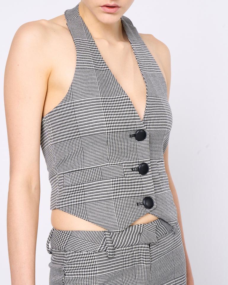 Silvian Heach Gilet a quadri Promozione Limitata