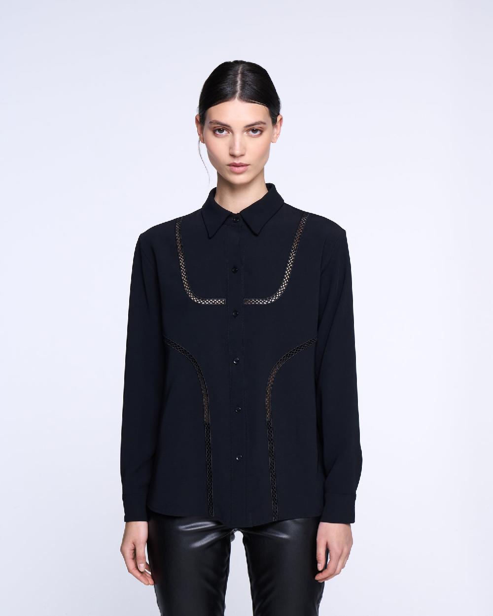 Silvian Heach Camicia con dettagli traforati Convenienza
