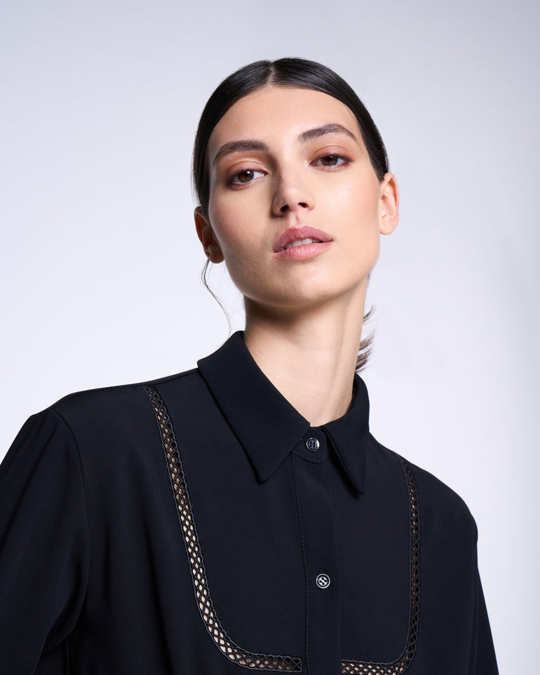 Silvian Heach Camicia con dettagli traforati Convenienza