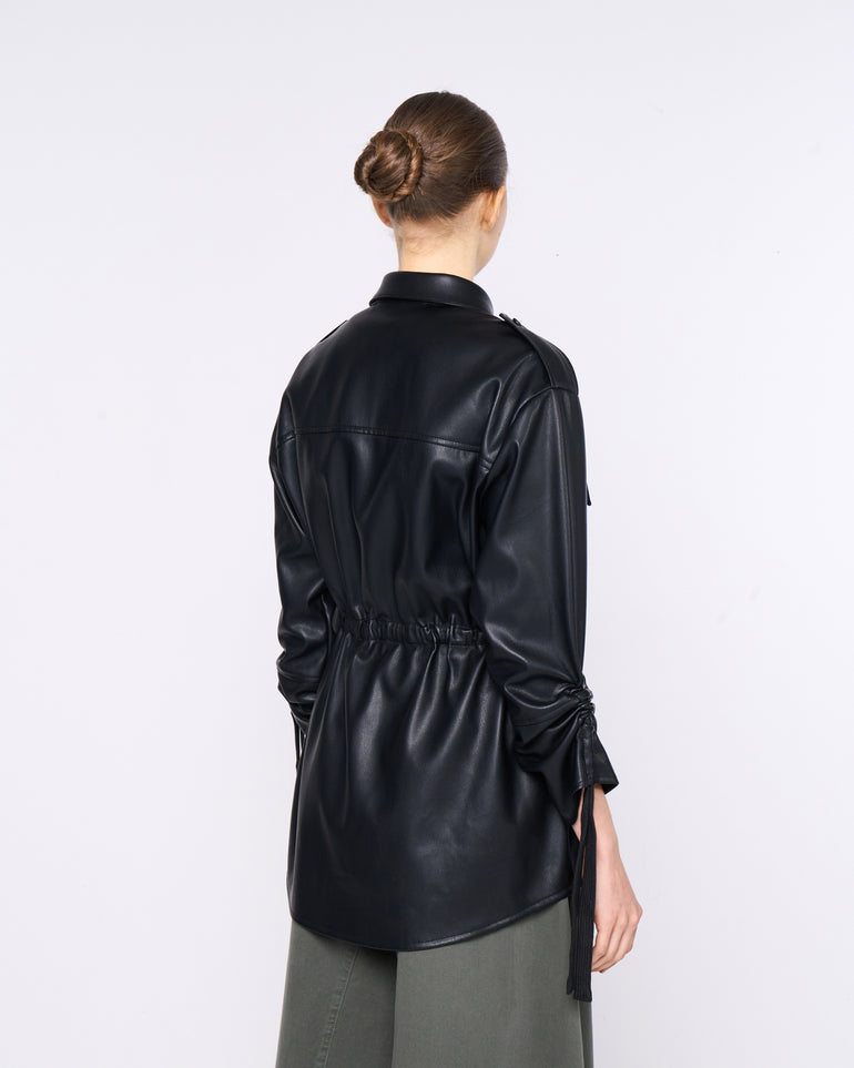 Silvian Heach Camicia in eco pelle Italia