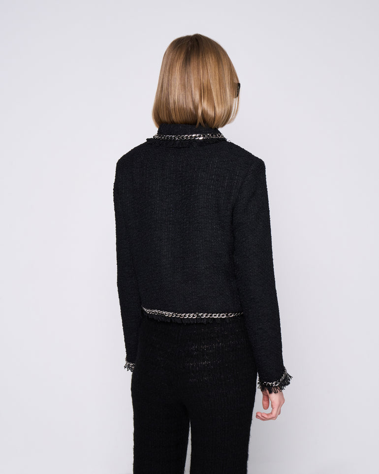 Silvian Heach Giacca effetto tweed Vendita