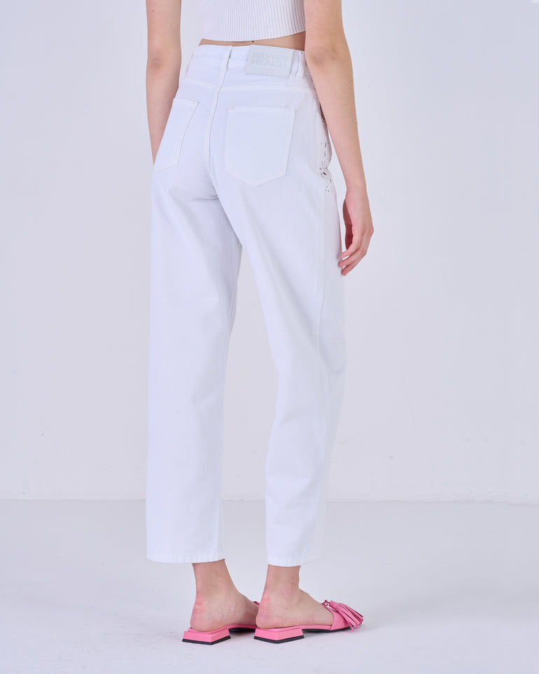 Silvian Heach Jeans con ricami traforati Italia