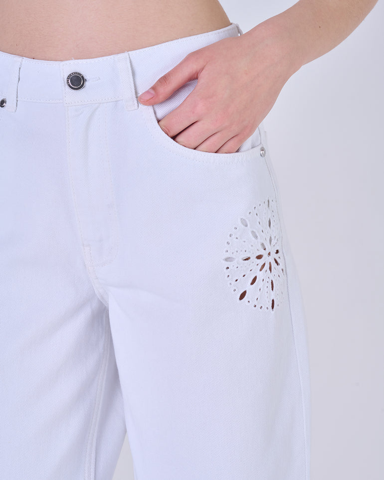 Silvian Heach Jeans con ricami traforati Italia