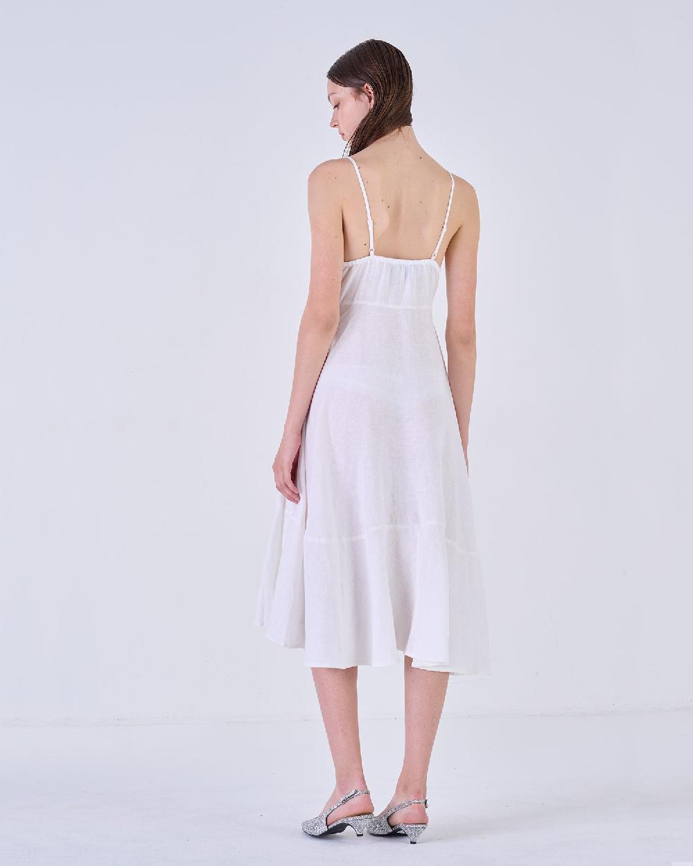 Silvian Heach Abito sottoveste in lino In Linea