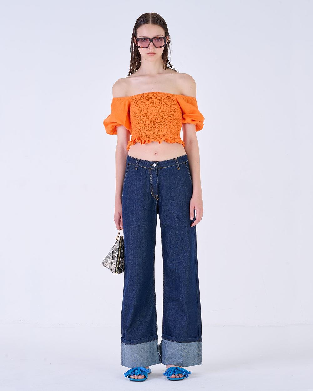 Silvian Heach Top con elastico arricciato Promozione