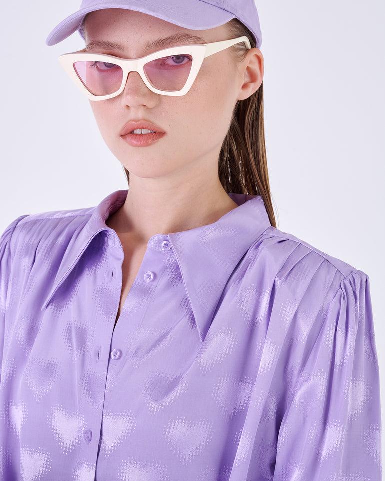 Silvian Heach Blusa con spalline arricciate Promozione Limitata