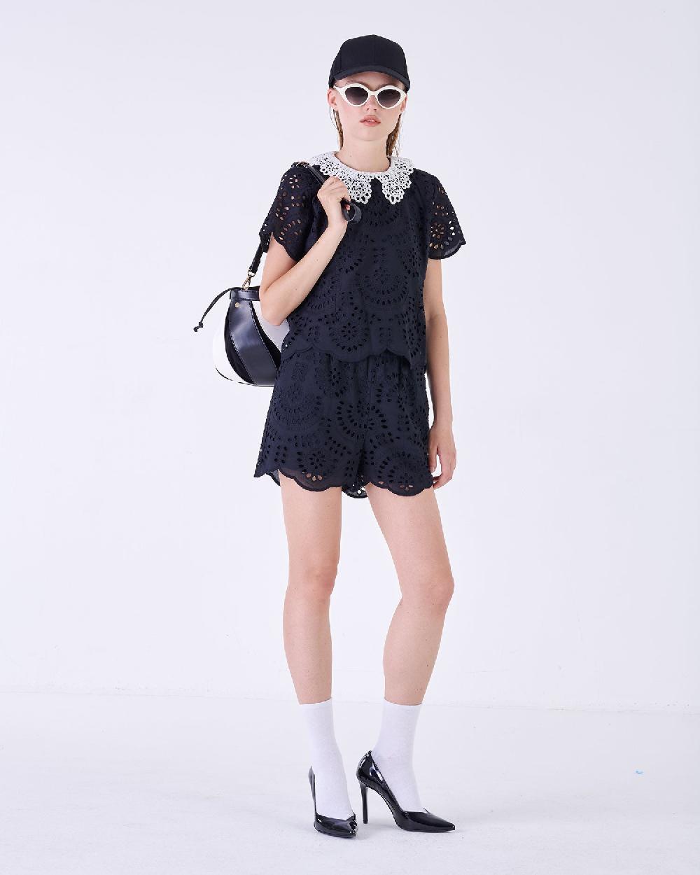 Silvian Heach Blusa in sangallo Sconto