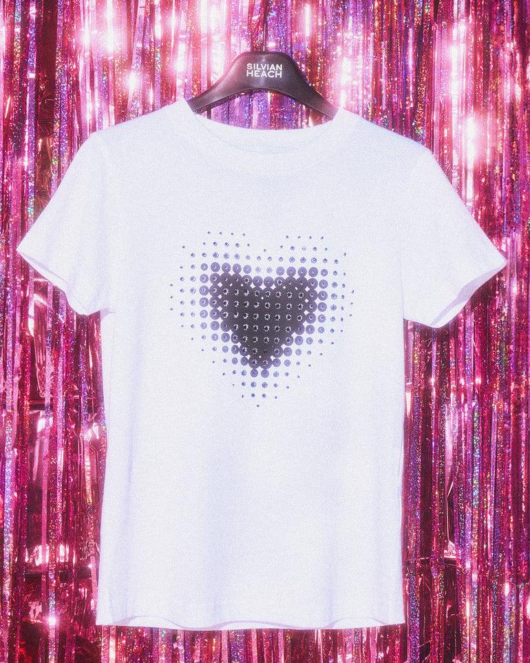 Silvian Heach T-shirt con stampa a cuore Online