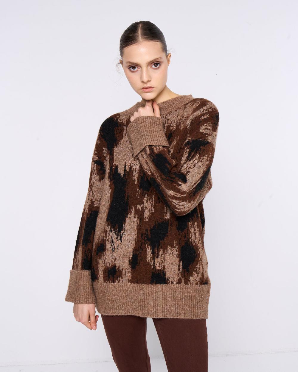 Silvian Heach Maglione oversize a fantasia Nuovo