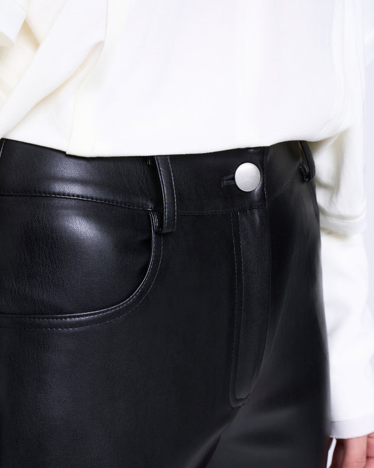 Silvian Heach Pantaloni in ecopelle Vendita