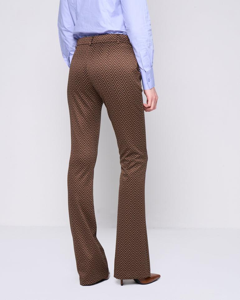 Silvian Heach Pantaloni flare a fantasia Saldi Di Fabbrica