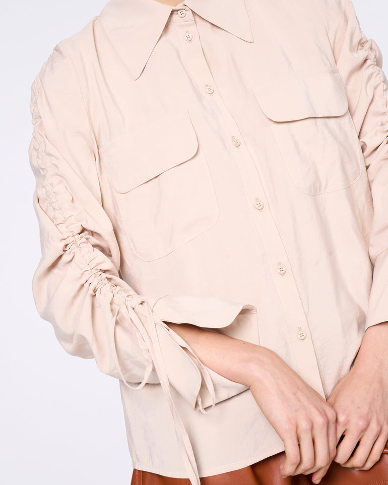 Silvian Heach Camicia con maniche arricciate Soddisfazione Garantita