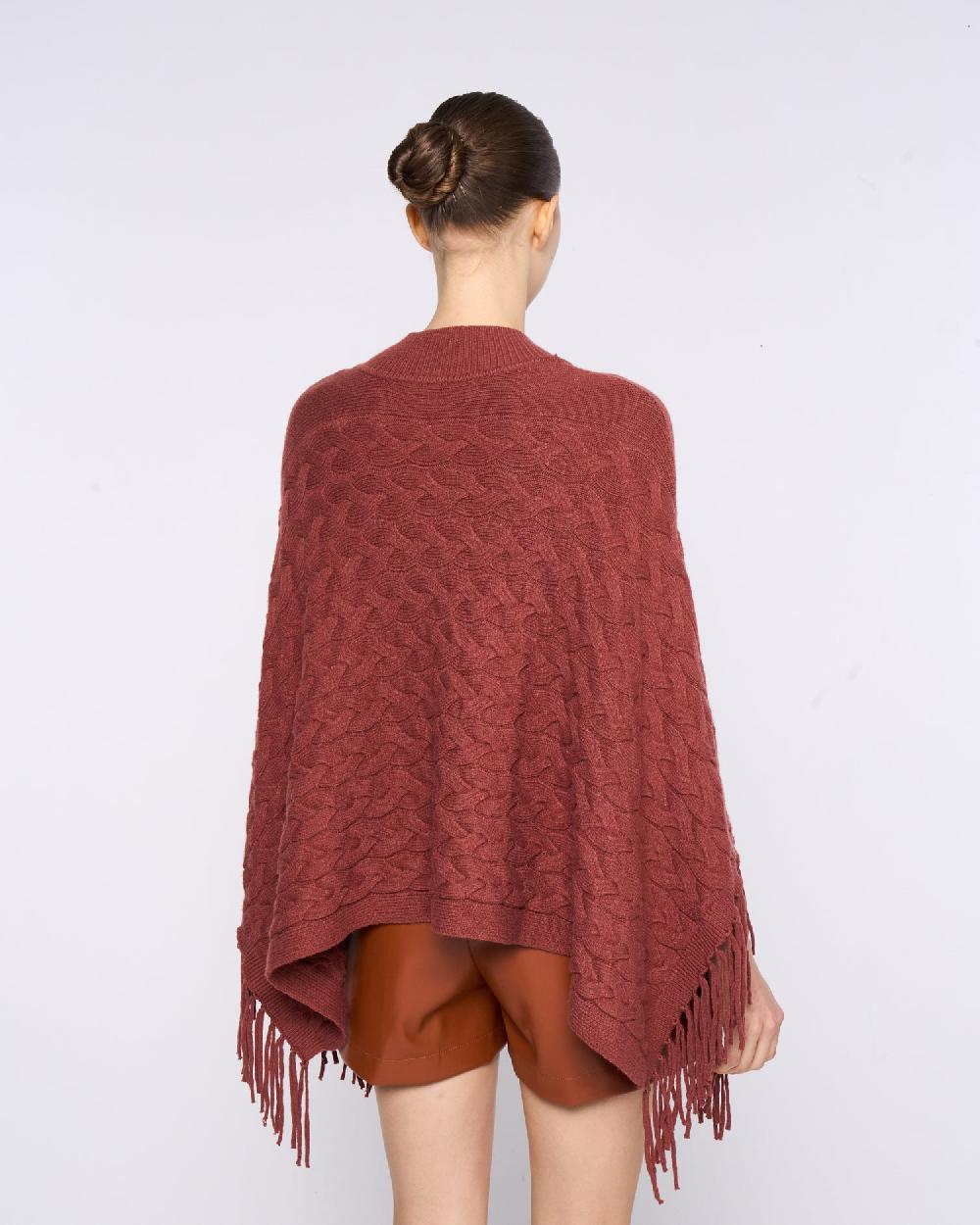 Silvian Heach Poncho in maglia intrecciata Negozi Online
