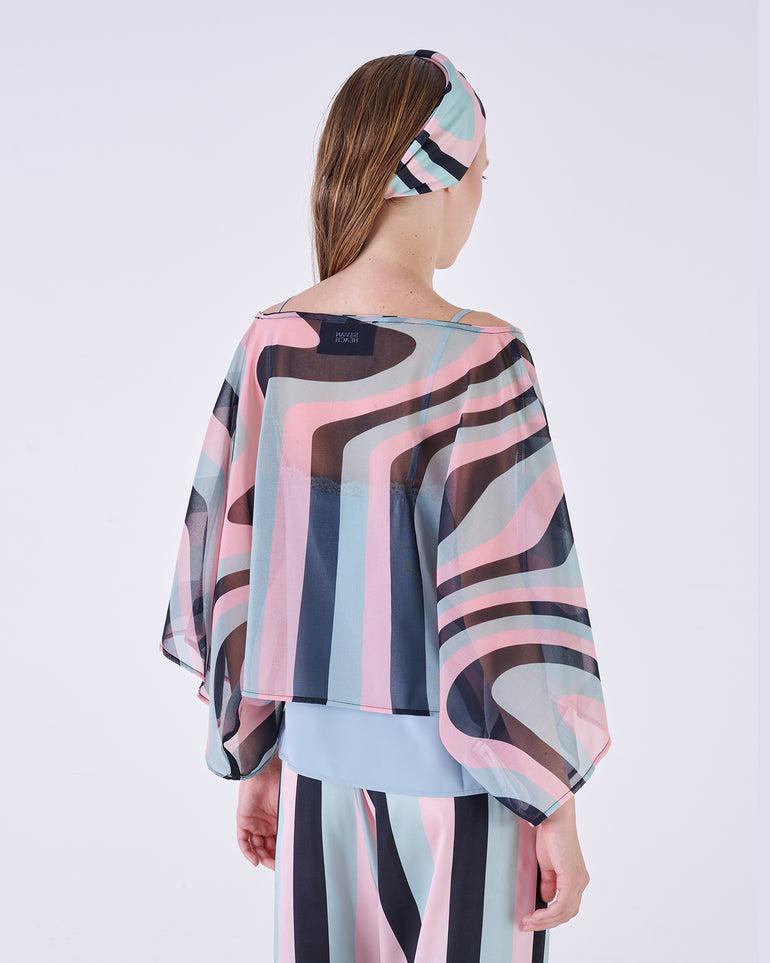 Silvian Heach Blusa semitrasparente multicolor Fornitura limitata