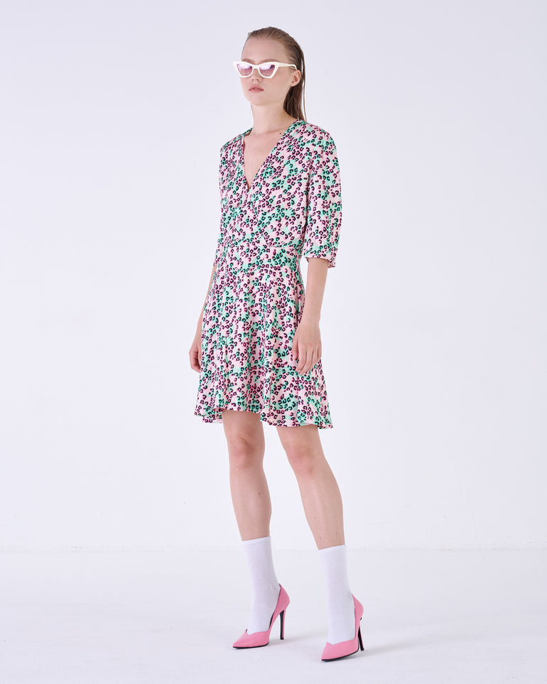 Silvian Heach Abito leopardato Cyber Monday