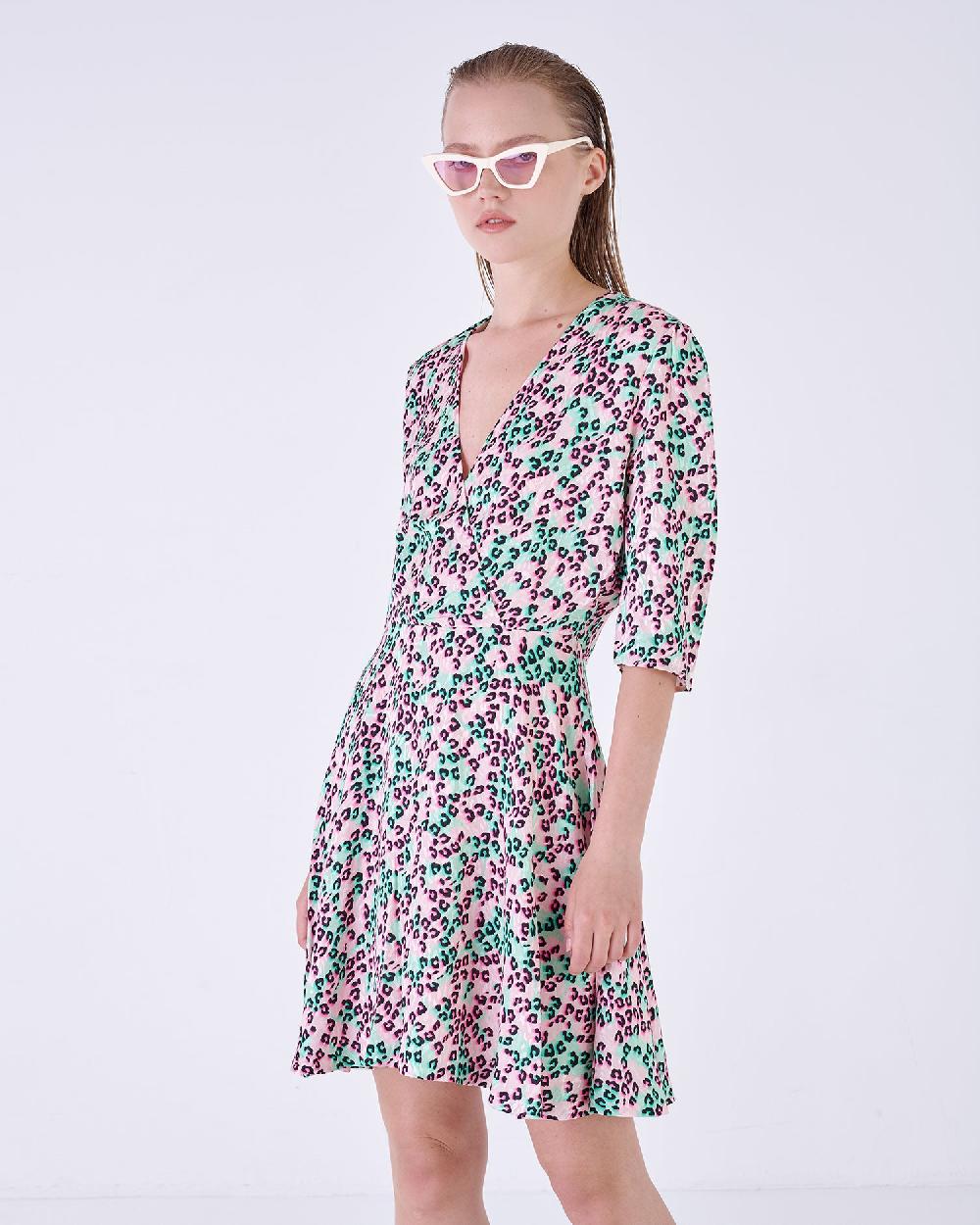 Silvian Heach Abito leopardato Cyber Monday