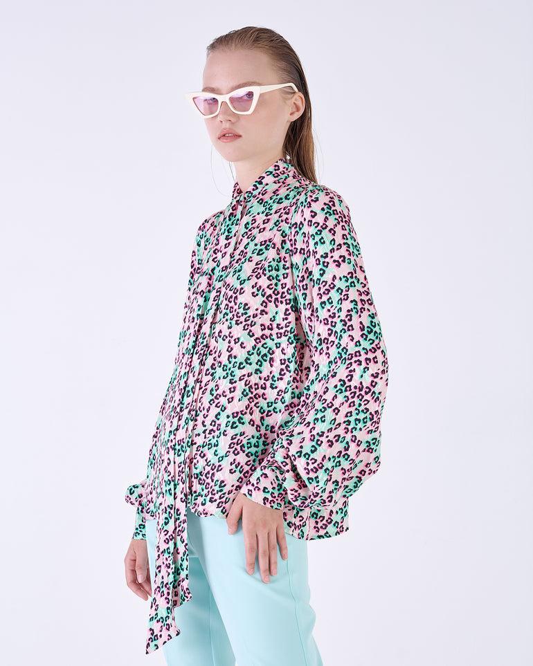 Silvian Heach Blusa leopardata Offerta natalizia