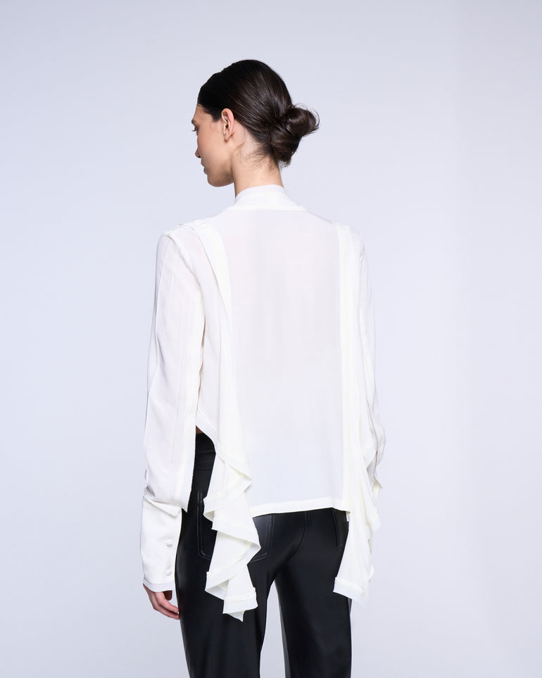 Silvian Heach Blusa con rouches Italy
