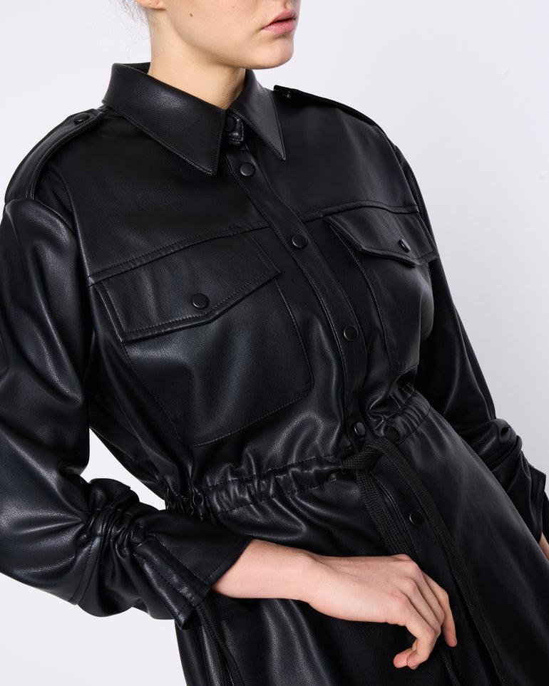 Silvian Heach Camicia in eco pelle Vendite Flash
