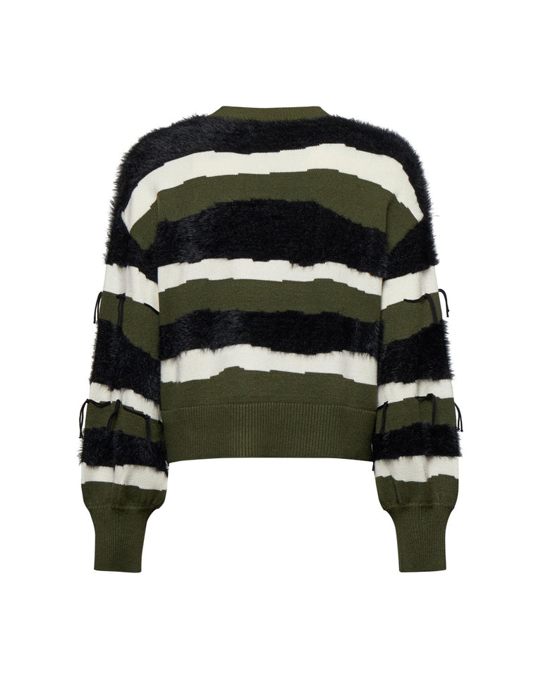 Silvian Heach Maglione multicolor con frange In Saldo