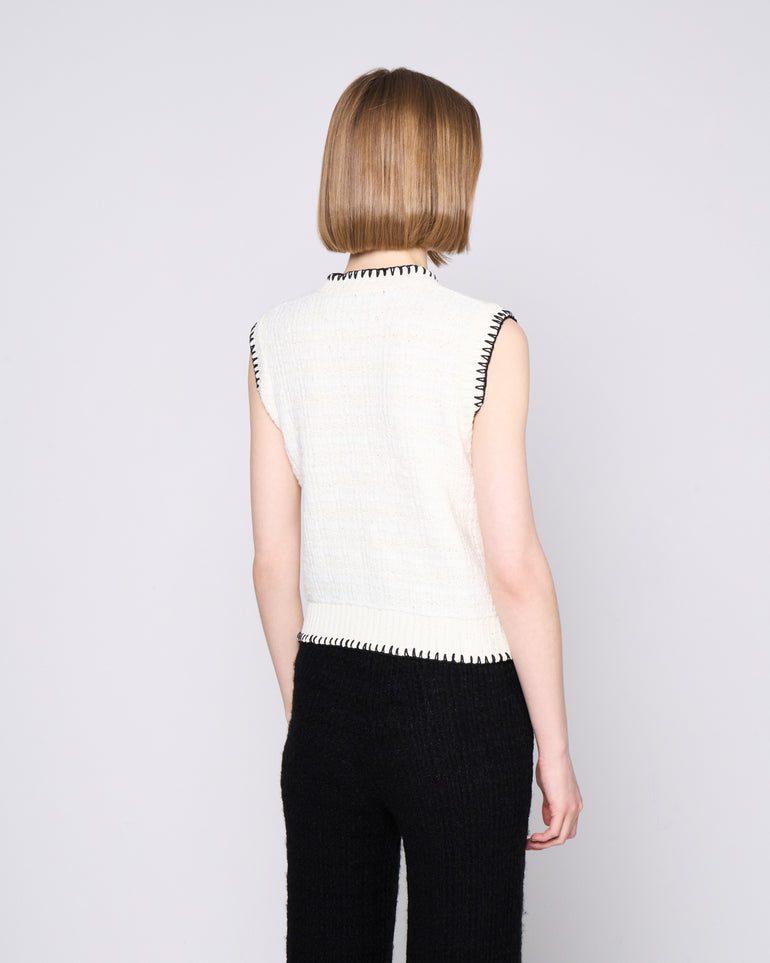 Silvian Heach Canotta con colori a contrasto Offerta speciale