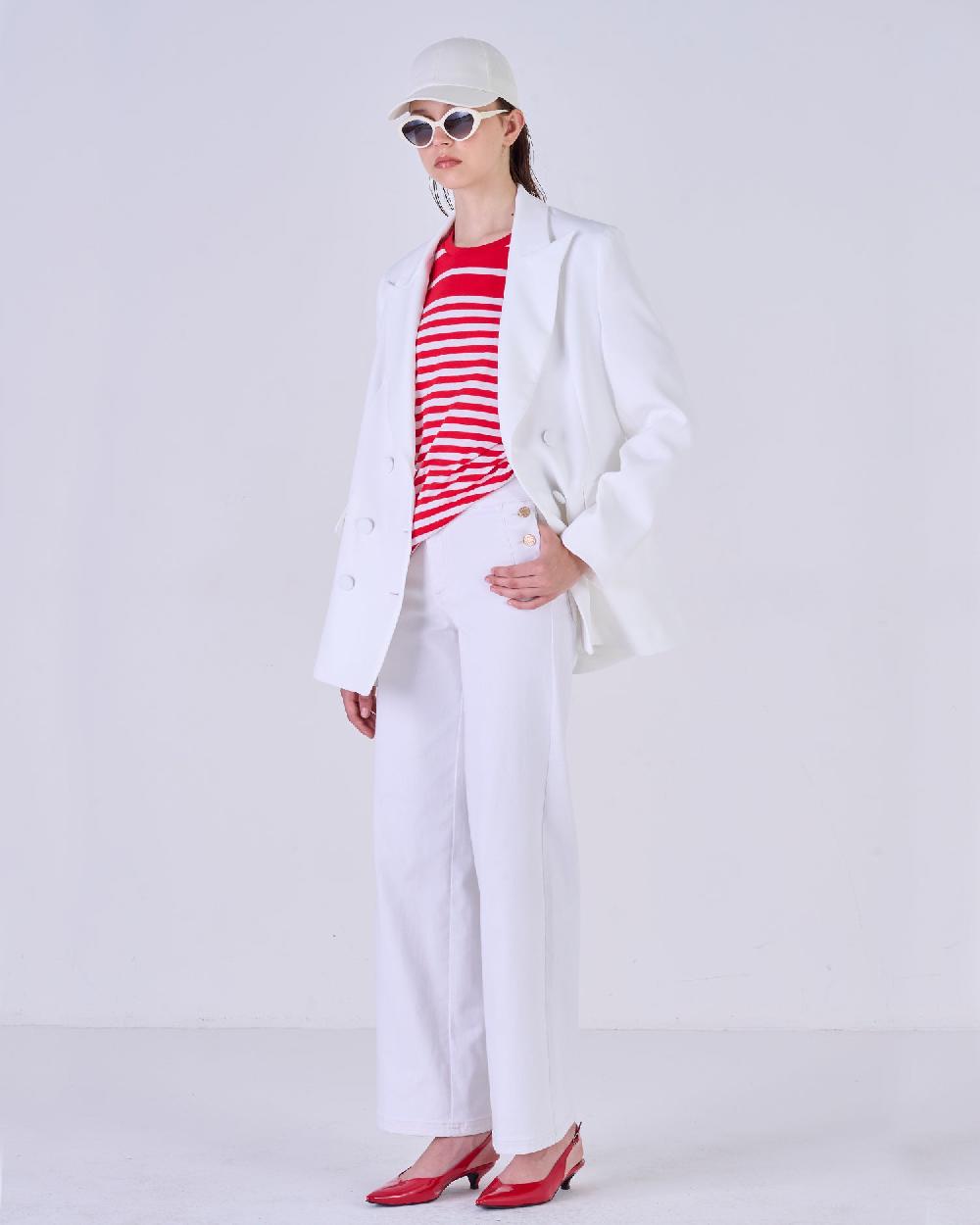 Silvian Heach T-Shirt a righe Smaltimento dello stoccaggio