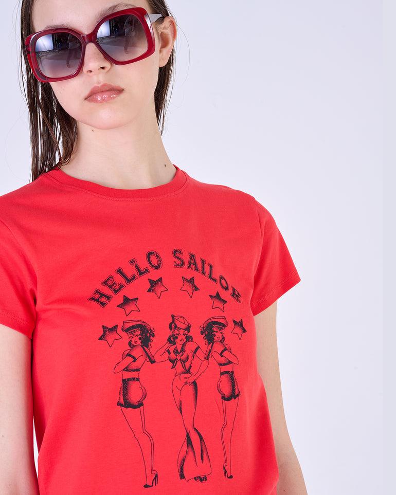 Silvian Heach T-Shirt con stampa Sailor Offerta migliore