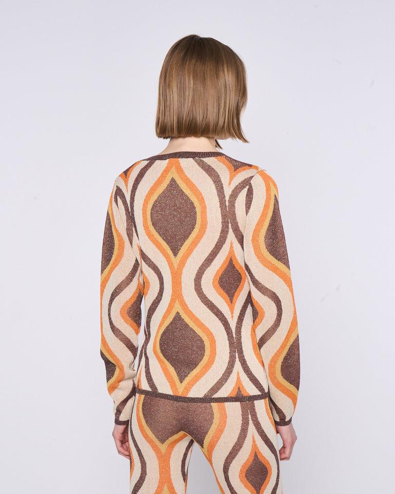 Silvian Heach Maglia a fantasia il lurex Sostegno trimestrale