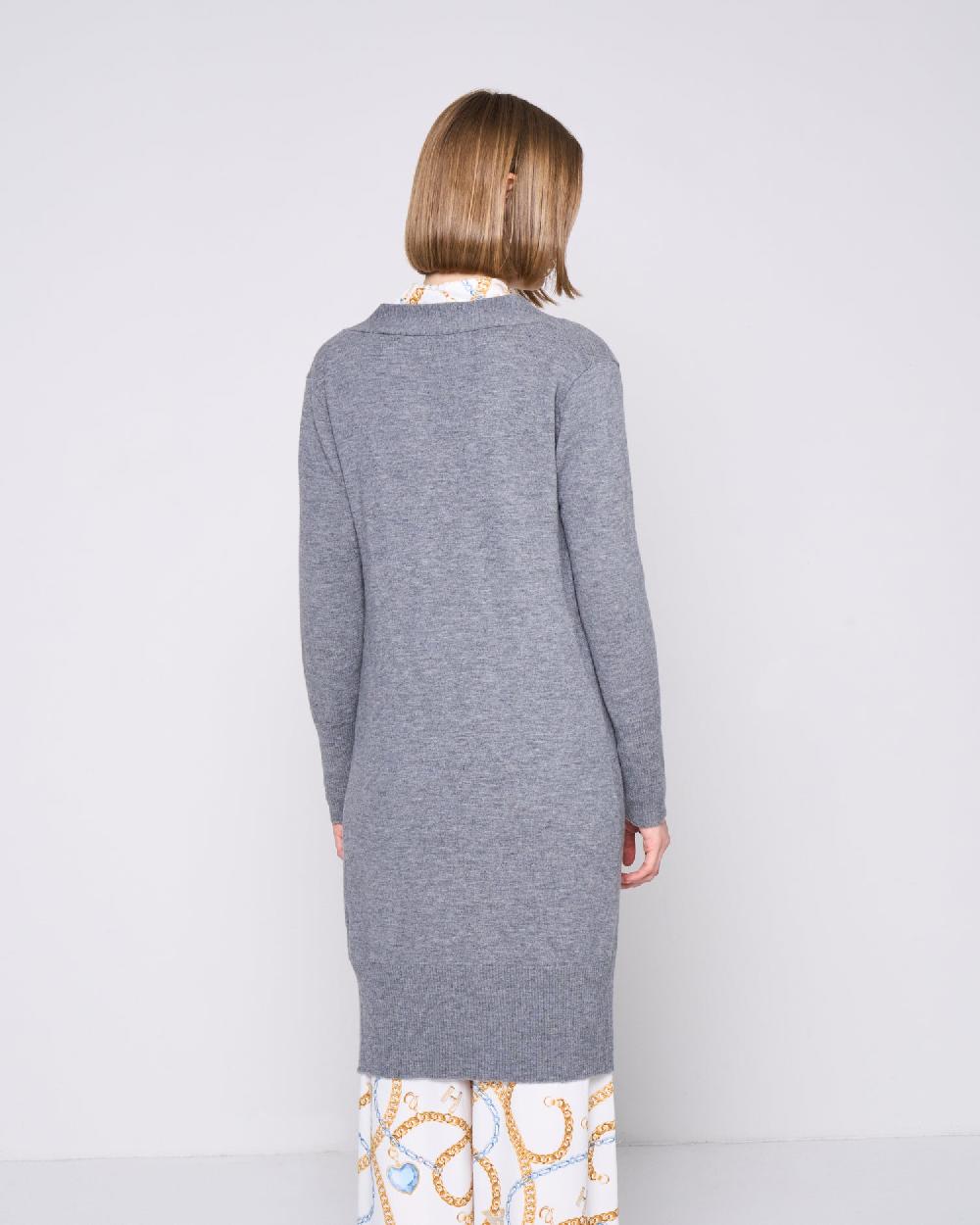 Silvian Heach Cardigan lungo con spilla Fino al 55% di sconto
