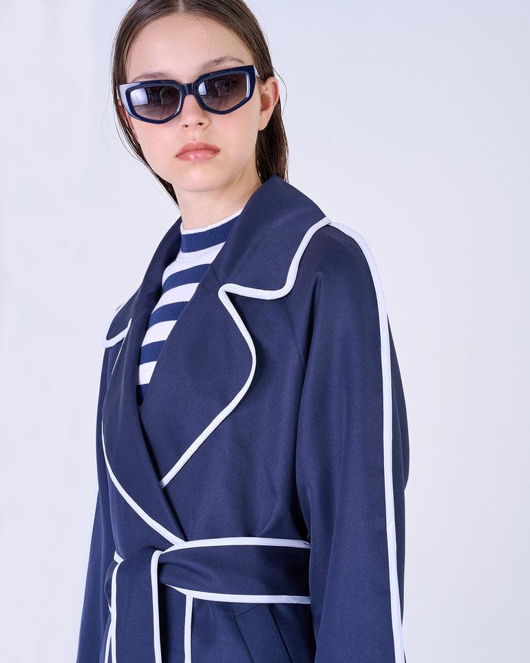 Silvian Heach Trench con bordi a contrasto Fino Al -60%