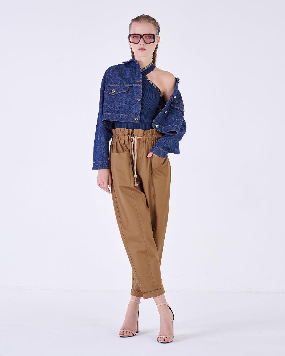 Silvian Heach Giacca cropped in denim Online
