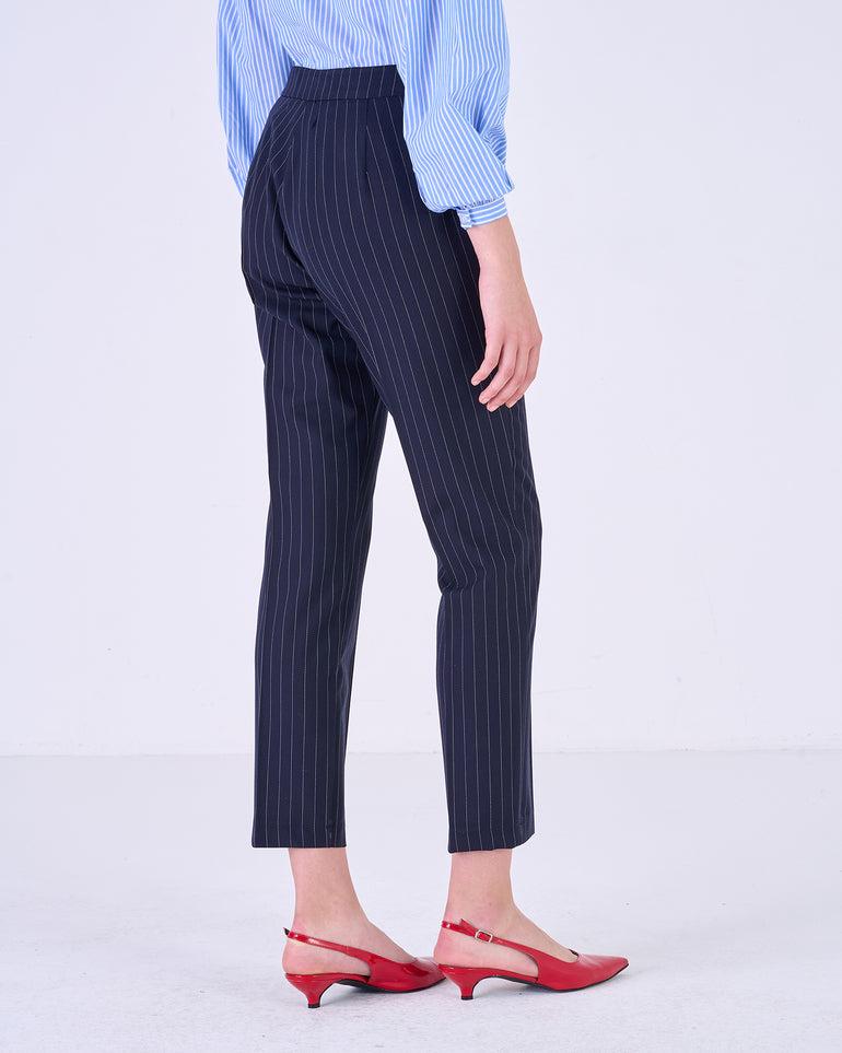 Silvian Heach Pantaloni carrot gessati Offerte