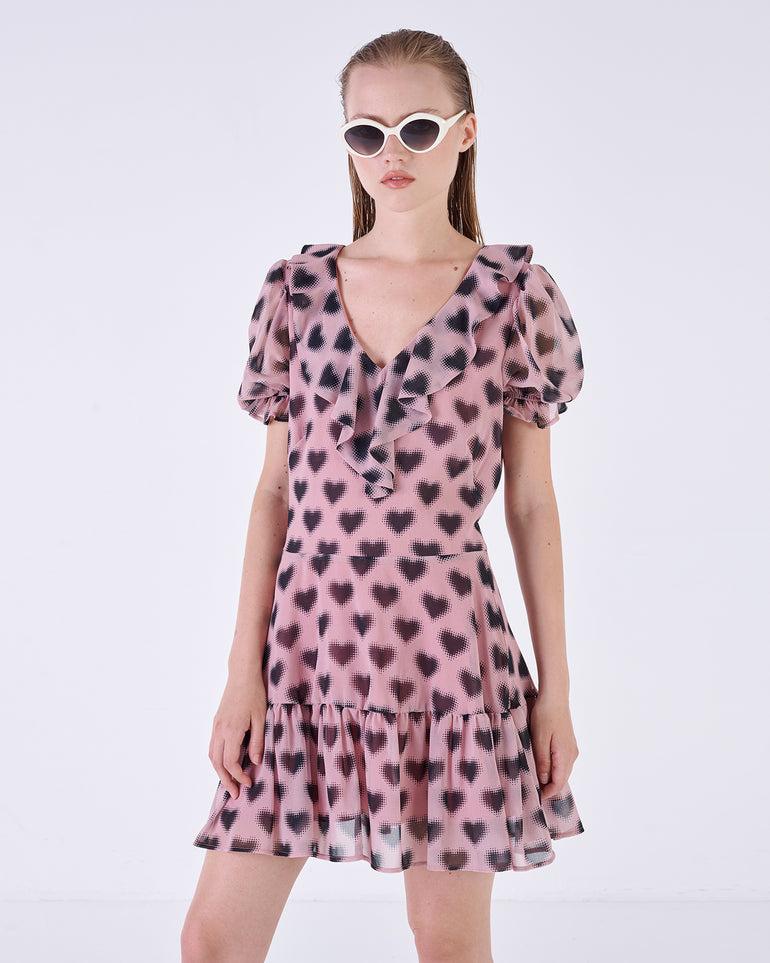 Silvian Heach Abito con cuori Black Friday