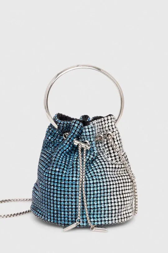 Silvian Heach Mini borsa a secchiello in strass Offerta San Valentino