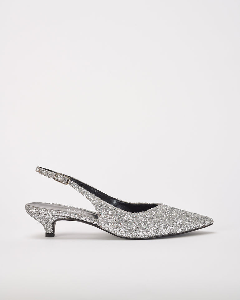 Silvian Heach Décolleté slingback con glitter Offerte stagionali